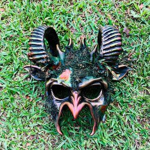 Halloween Devil Animal Ram Masquerade Party Mask